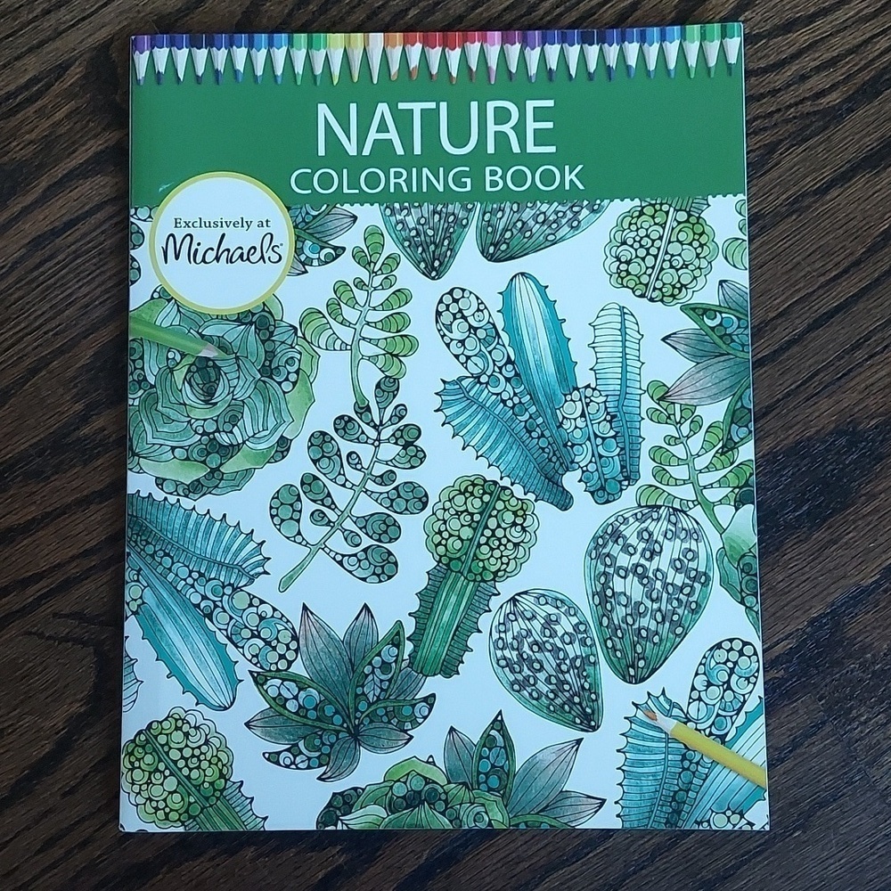 Design Originals Adult Coloring Book - Nature (forest, field, animals, flowers)